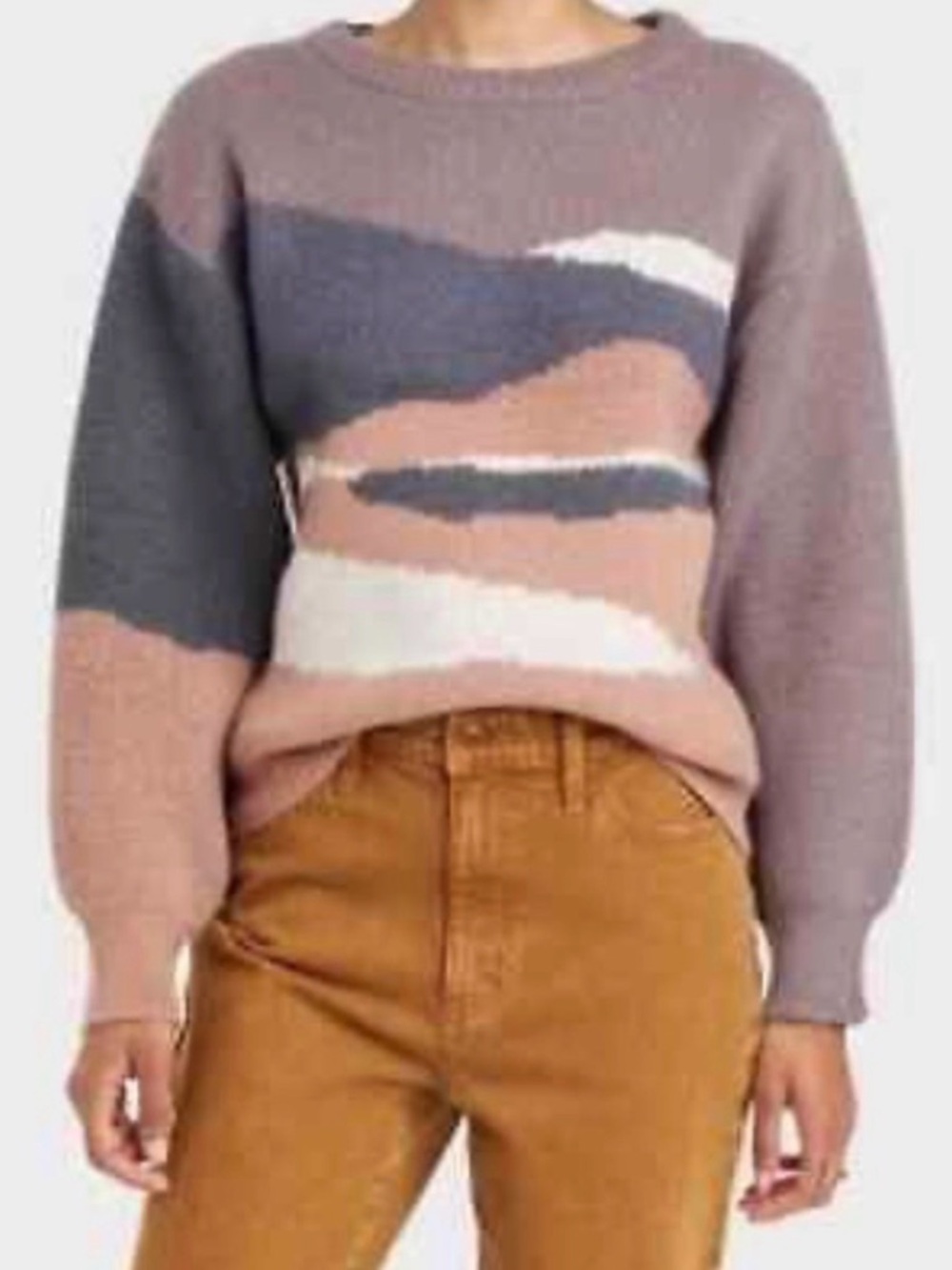 Universal thread mountain sweater, thick and cozy neutrals sweater